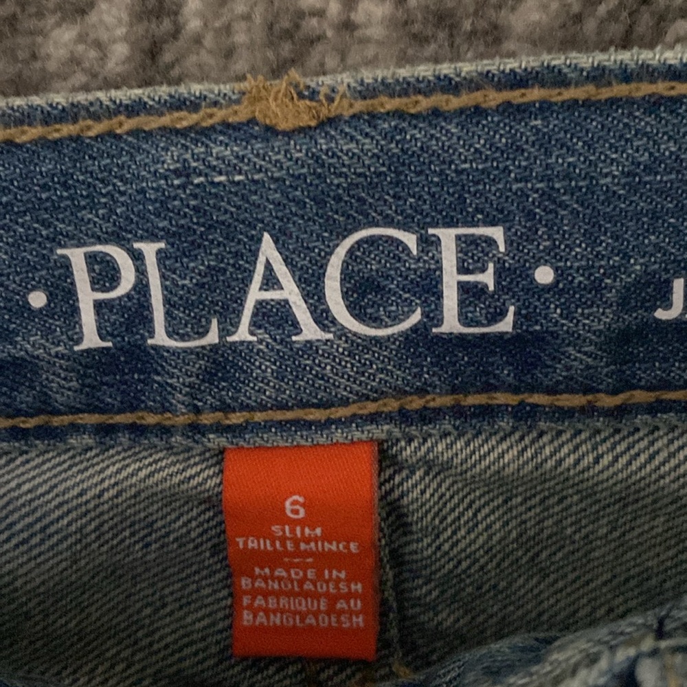 Children’s Place Jeans size 6 slim - Picture 3 of 4